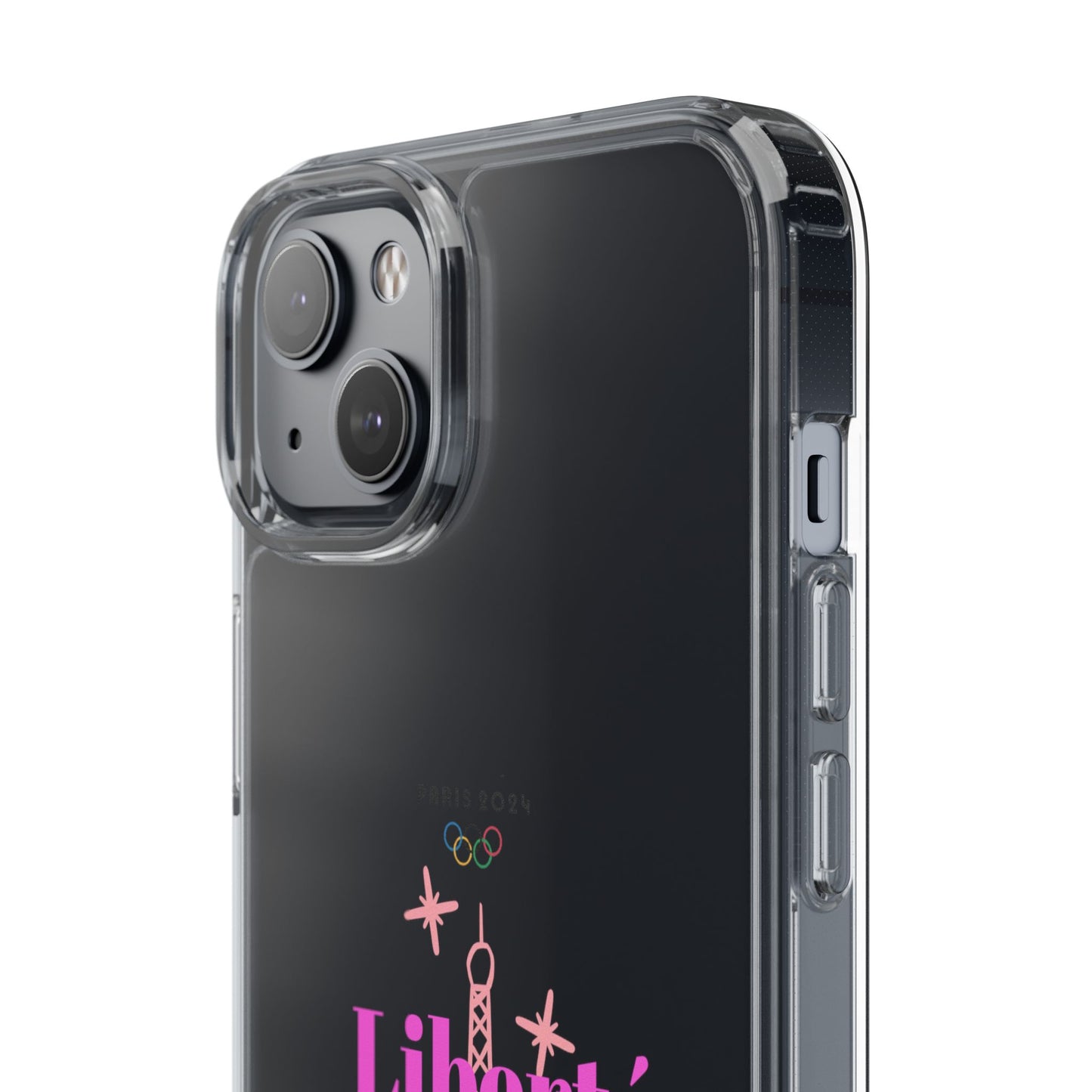 “LIBERTE” Clear Phone Case by TwoSiS