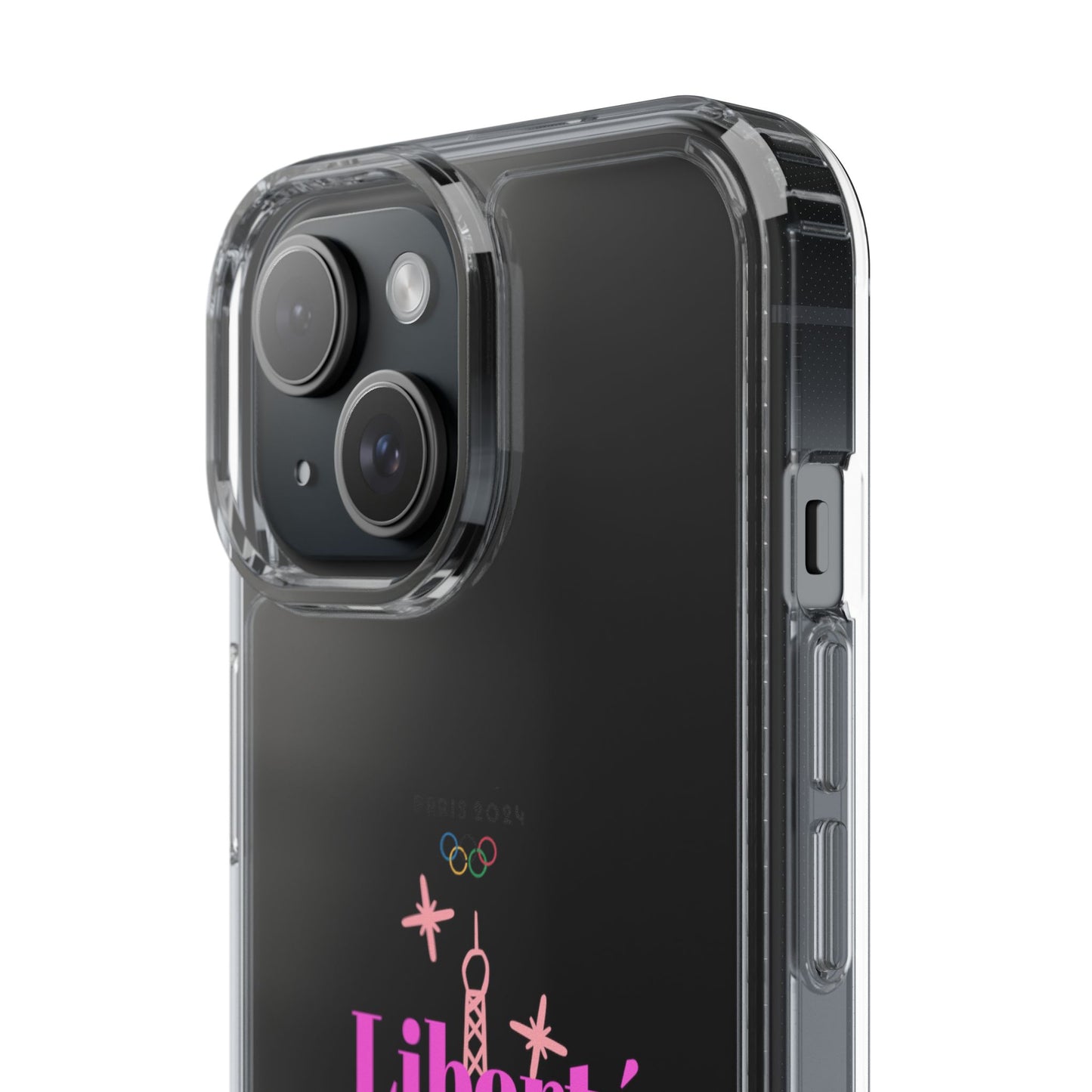 “LIBERTE” Clear Phone Case by TwoSiS