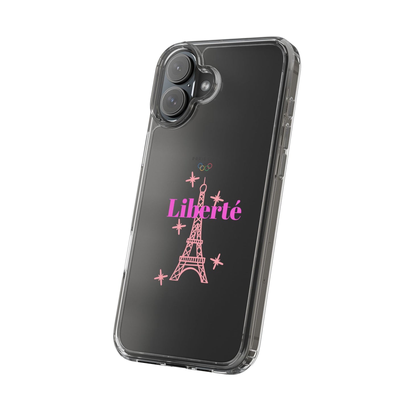 “LIBERTE” Clear Phone Case by TwoSiS