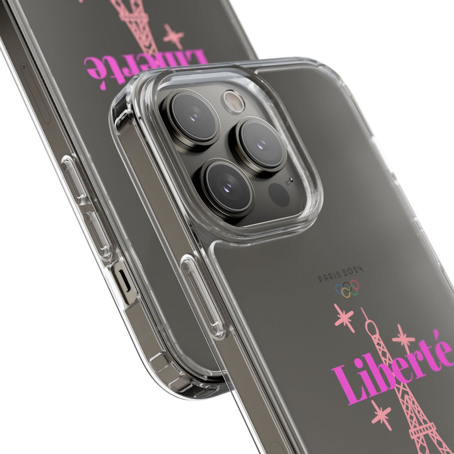 “LIBERTE” Clear Phone Case by TwoSiS