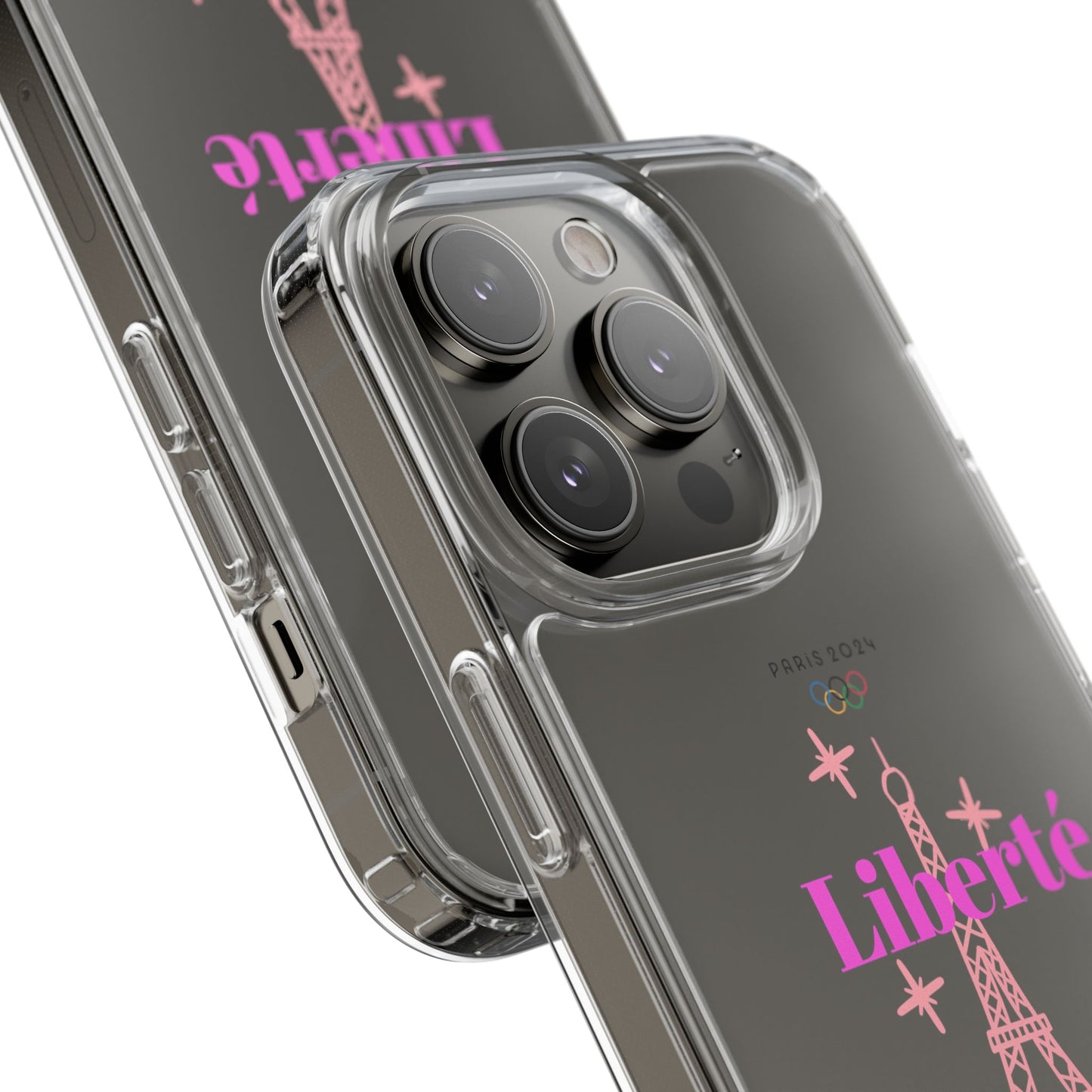 “LIBERTE” Clear Phone Case by TwoSiS
