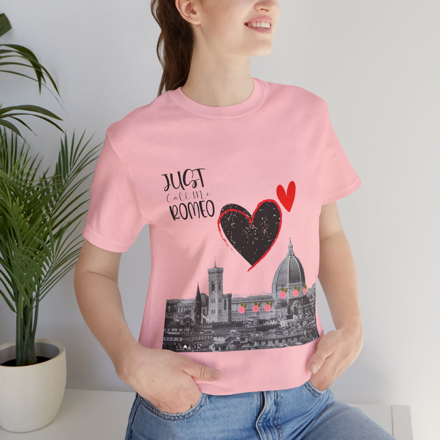 “Just Call Me Romeo" T-Shirt with Optional QR Code