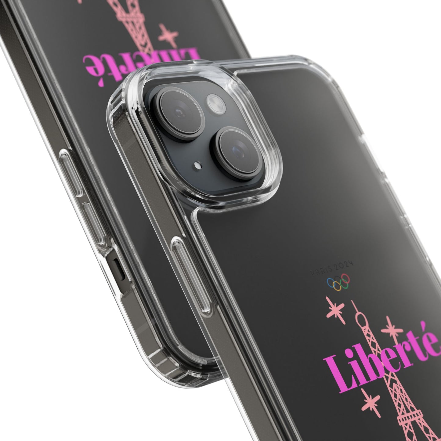 “LIBERTE” Clear Phone Case by TwoSiS
