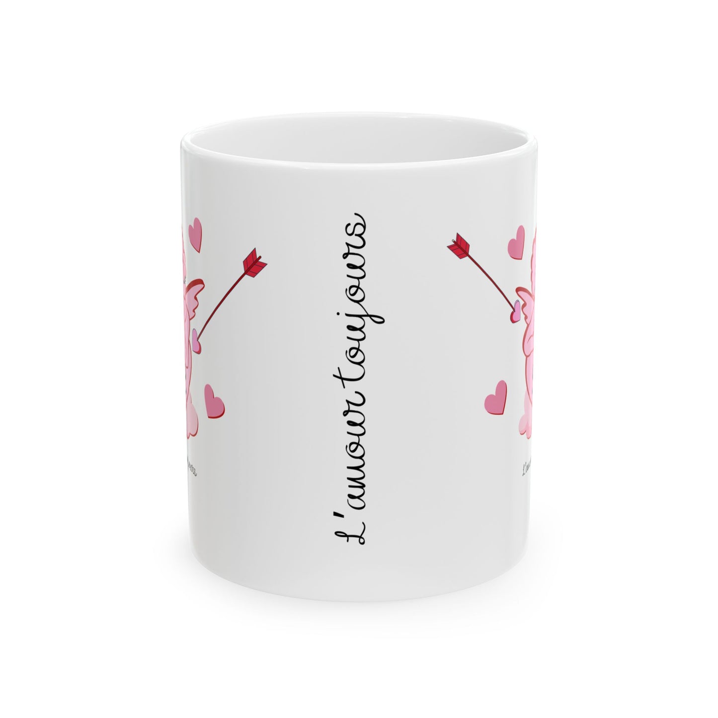 “L’Amour Toujours” Ceramic Mug by TwoSiS