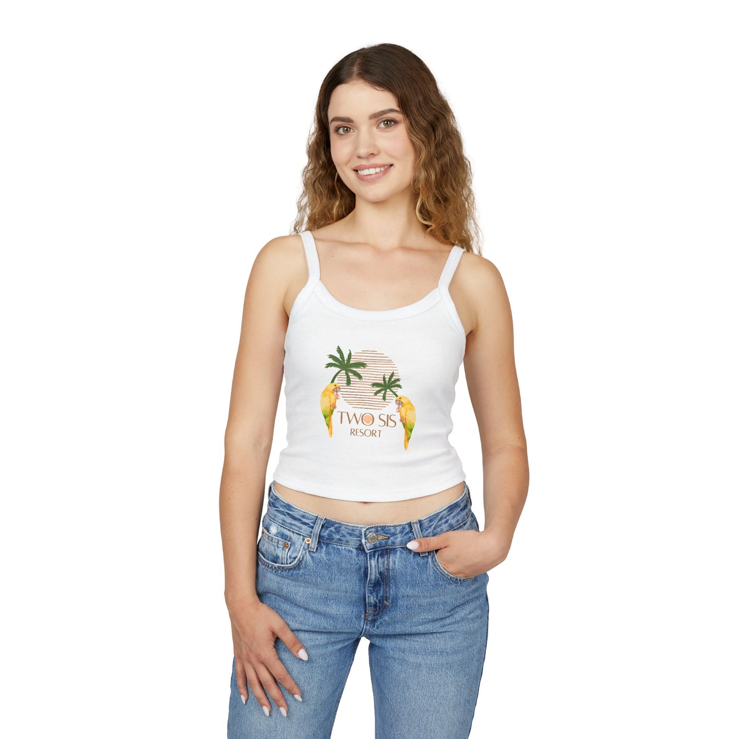 TWO SIS Resort Tank — Parrot Sunset Edition
