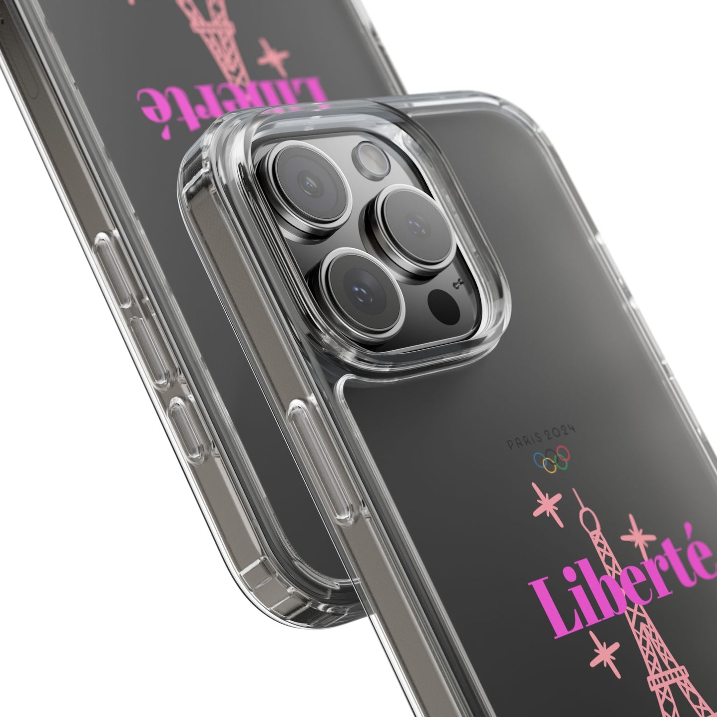 “LIBERTE” Clear Phone Case by TwoSiS