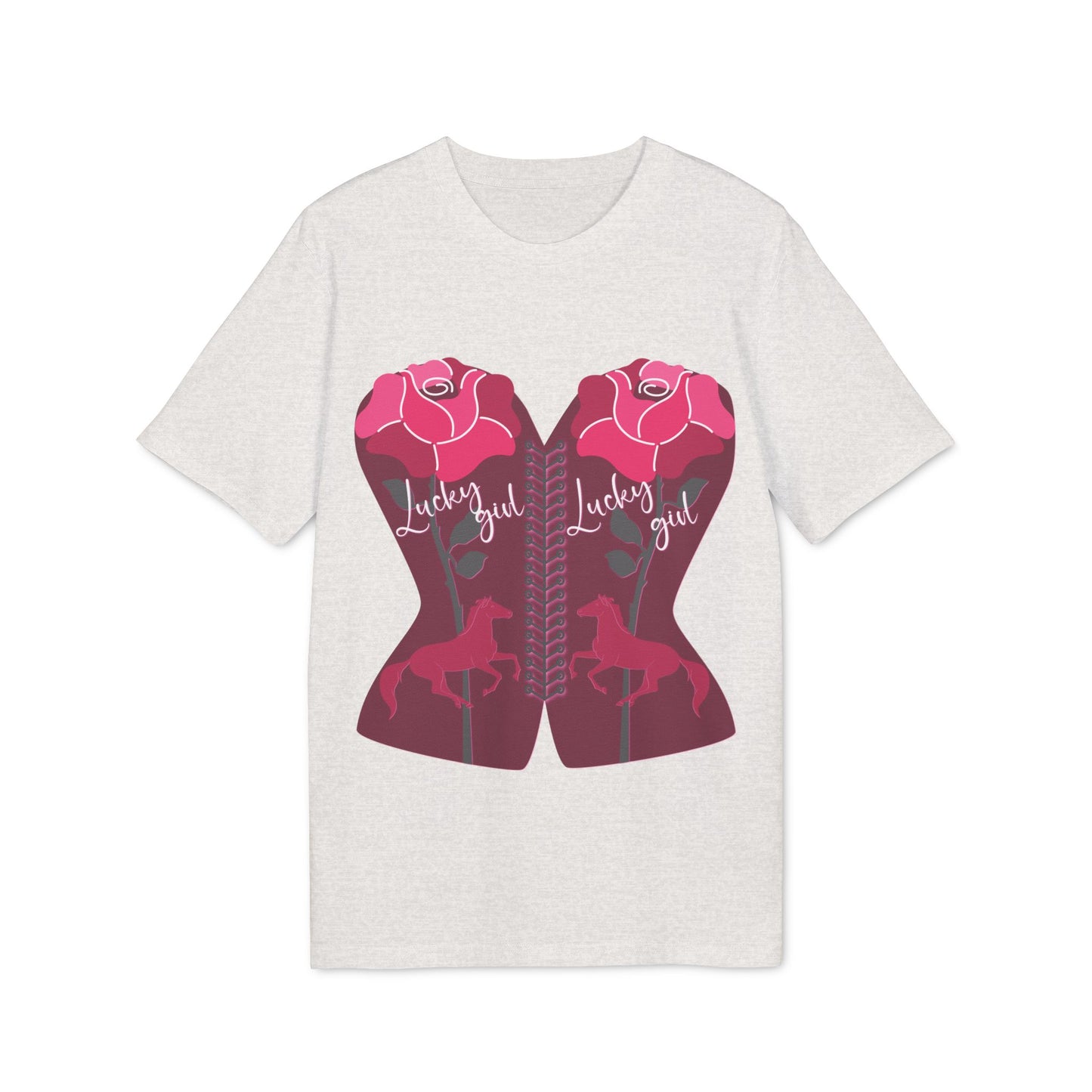 “Lucky Girl” Blooming Roses T-Shirt by TwoSiS