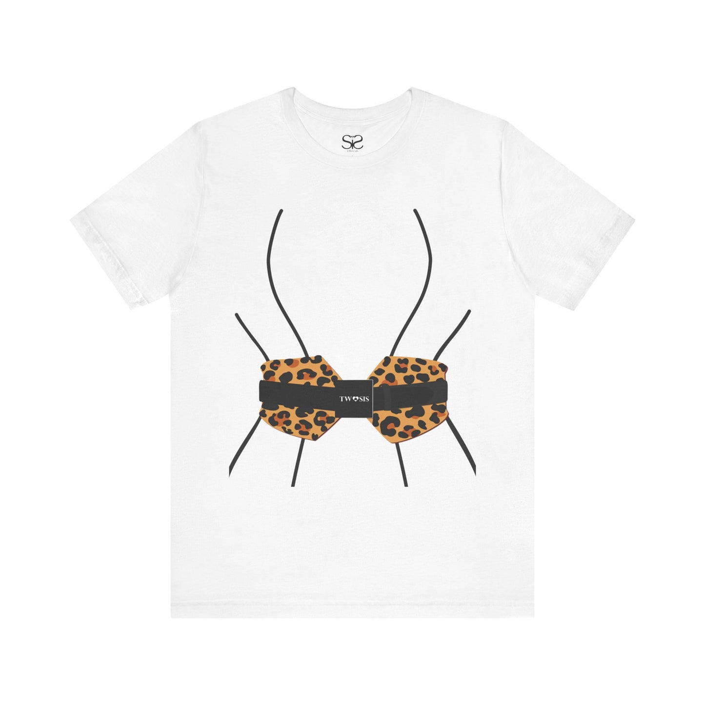 TwoSiS Leopard-print Belt-style Corset T-Shirt