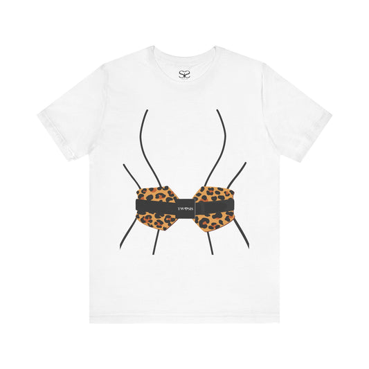 TwoSiS Leopard-print Belt-style Corset T-Shirt