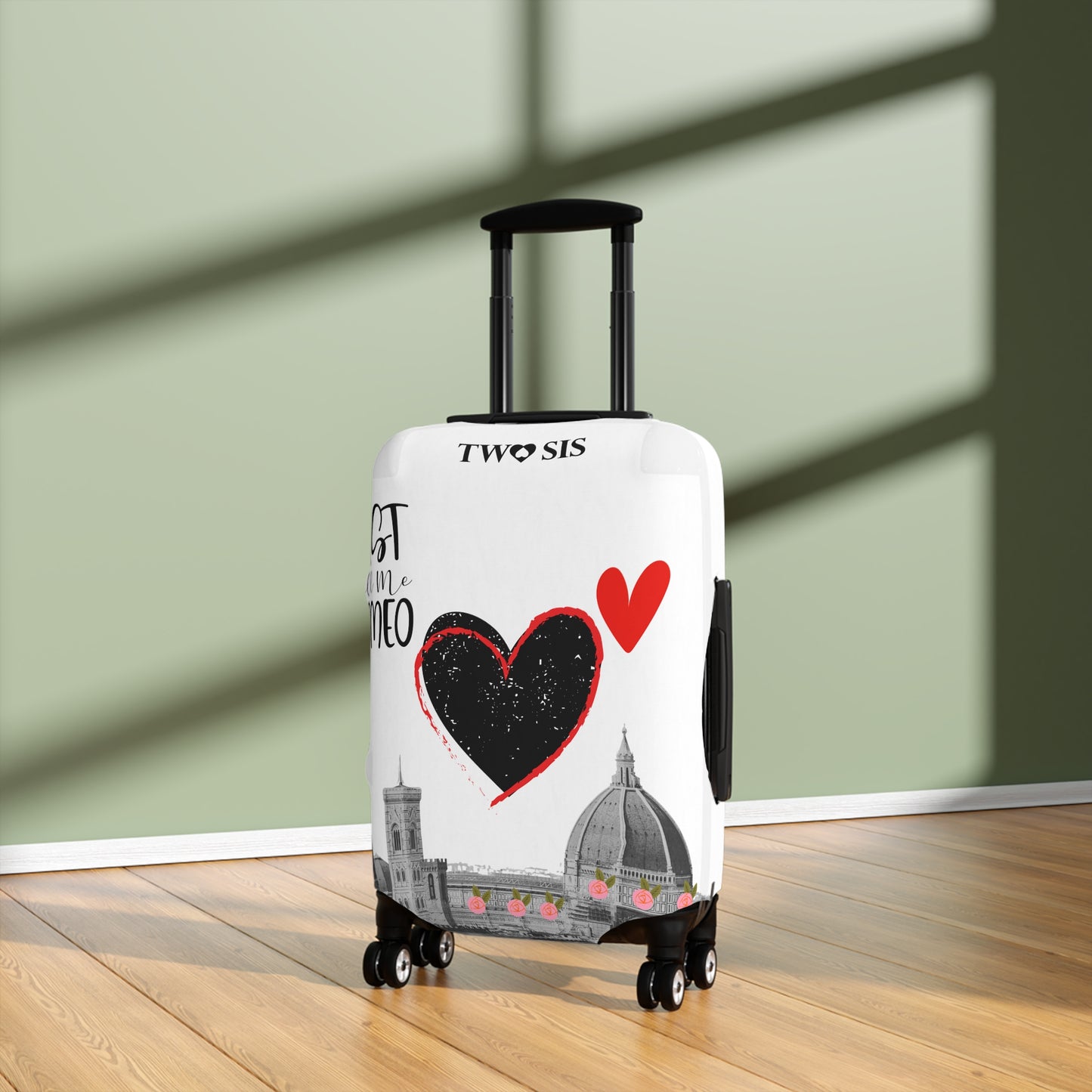 Travel in Style: “Just Call Me Romeo" Custom Luggage Covers by TwoSiS