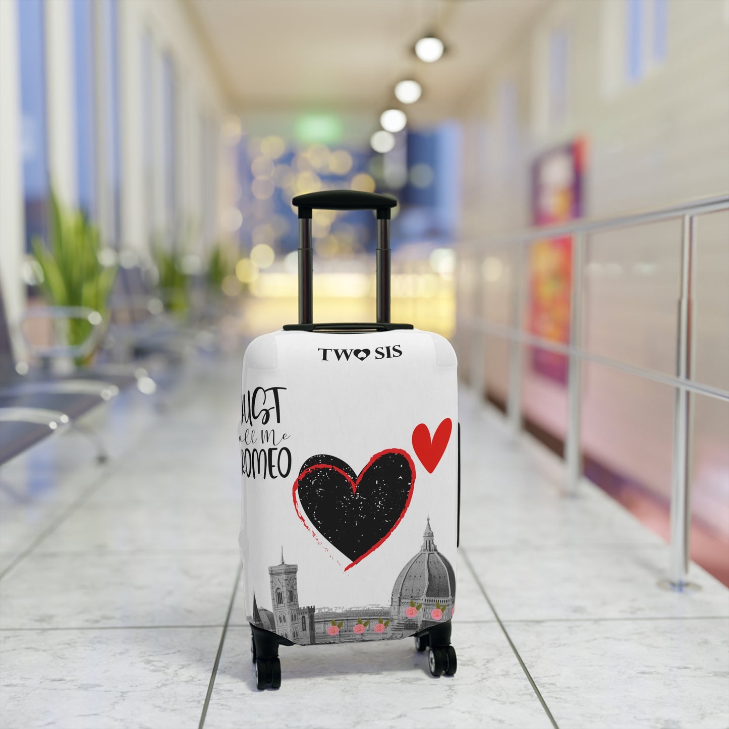 Travel in Style: “Just Call Me Romeo" Custom Luggage Covers by TwoSiS