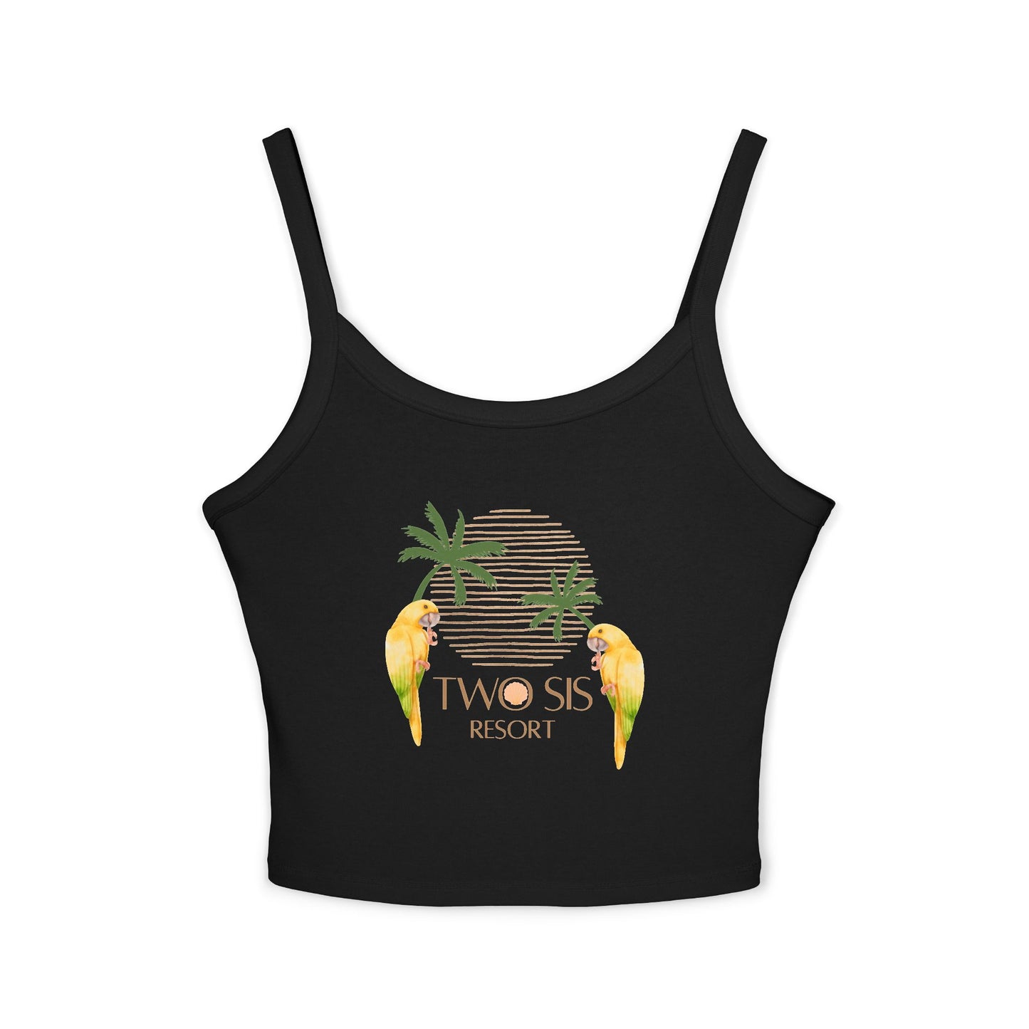TWO SIS Resort Tank — Parrot Sunset Edition
