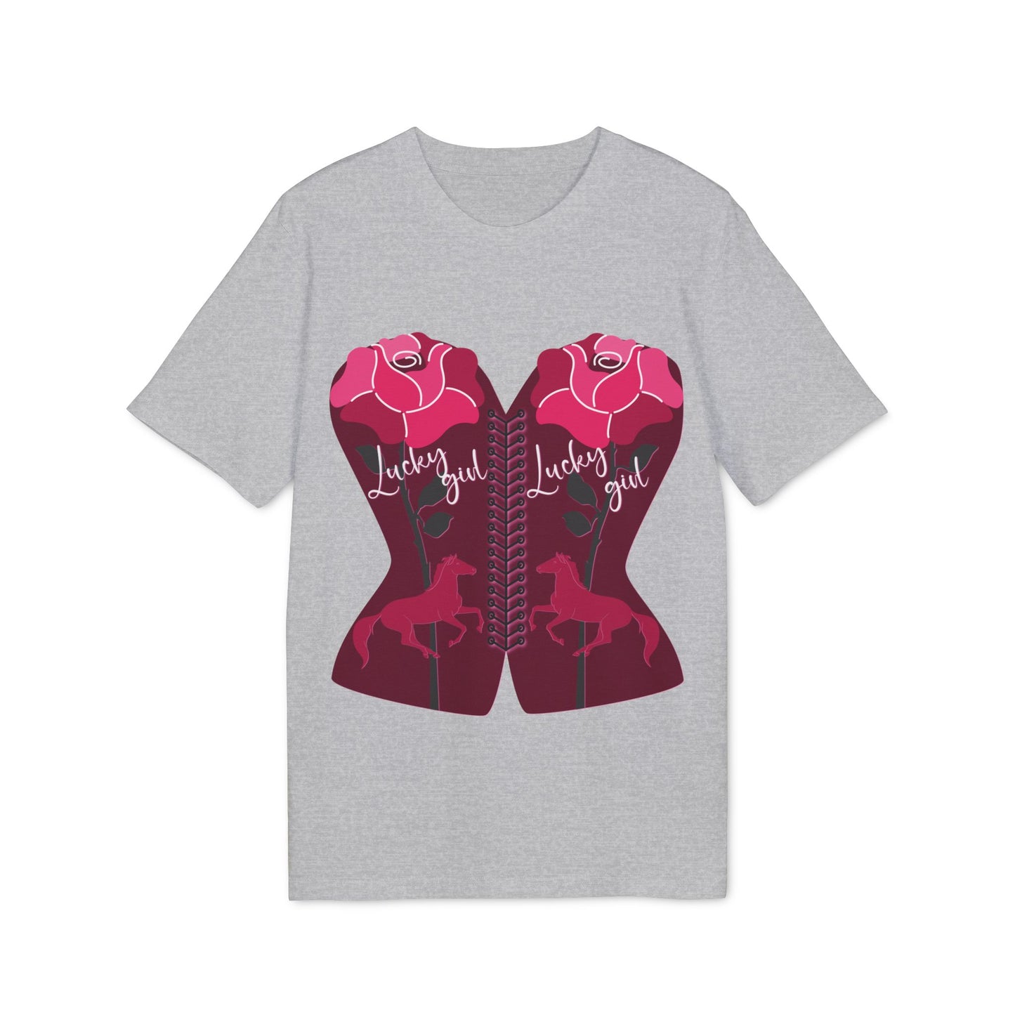 “Lucky Girl” Blooming Roses T-Shirt by TwoSiS