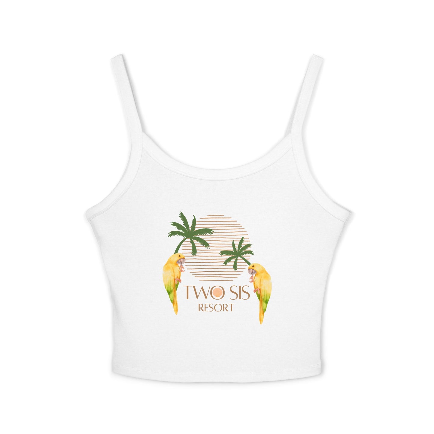 TWO SIS Resort Tank — Parrot Sunset Edition