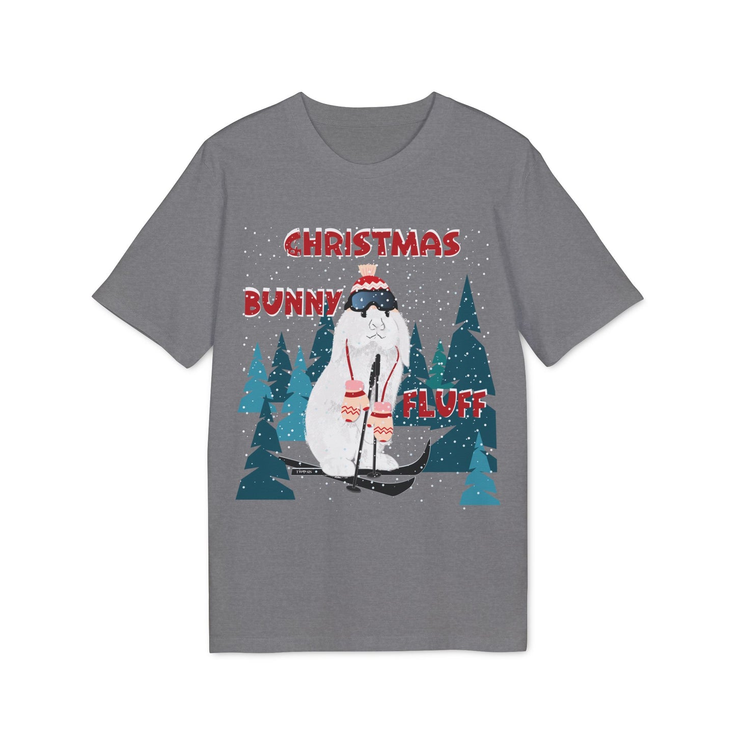 “Christmas Bunny Fluff” T-Shirt by TwoSiS