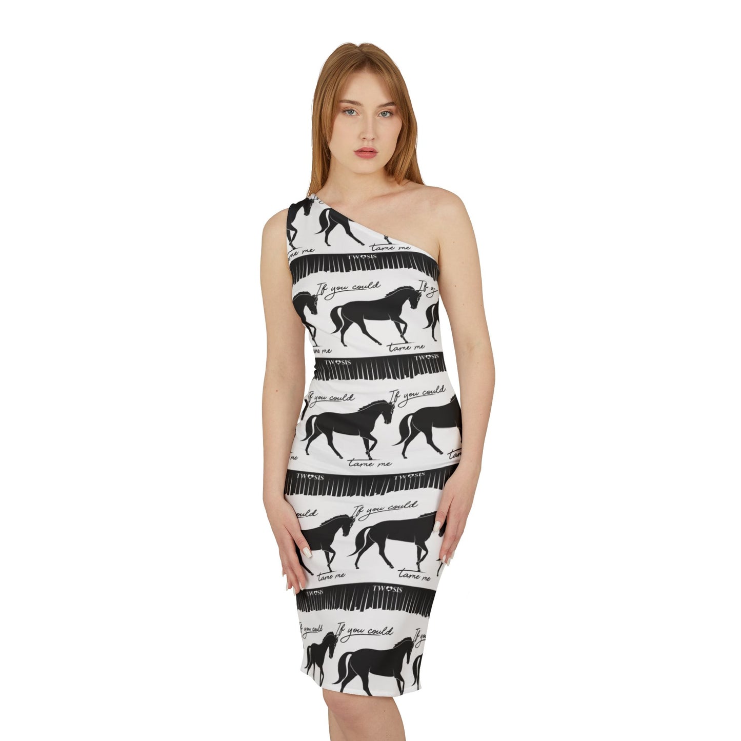 “If You Could Tame Me” One-Shoulder Dress by TwoSiS