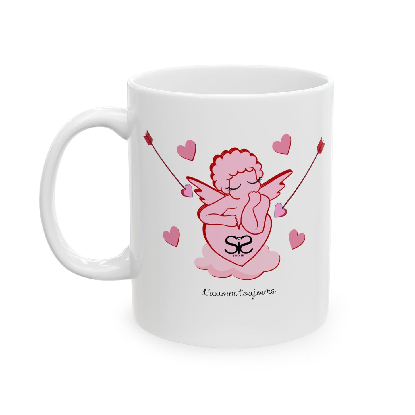 “L’Amour Toujours” Ceramic Mug by TwoSiS