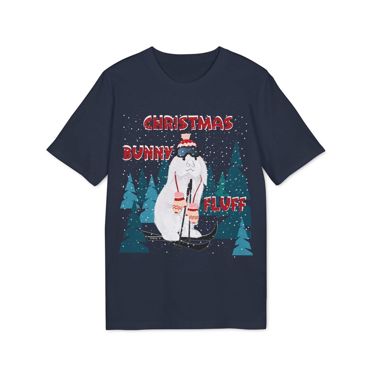 “Christmas Bunny Fluff” T-Shirt by TwoSiS