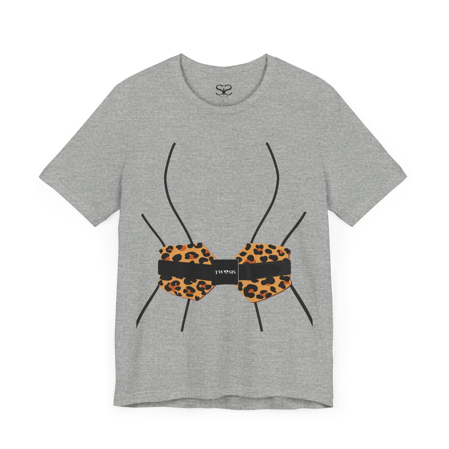 TwoSiS Leopard-print Belt-style Corset T-Shirt