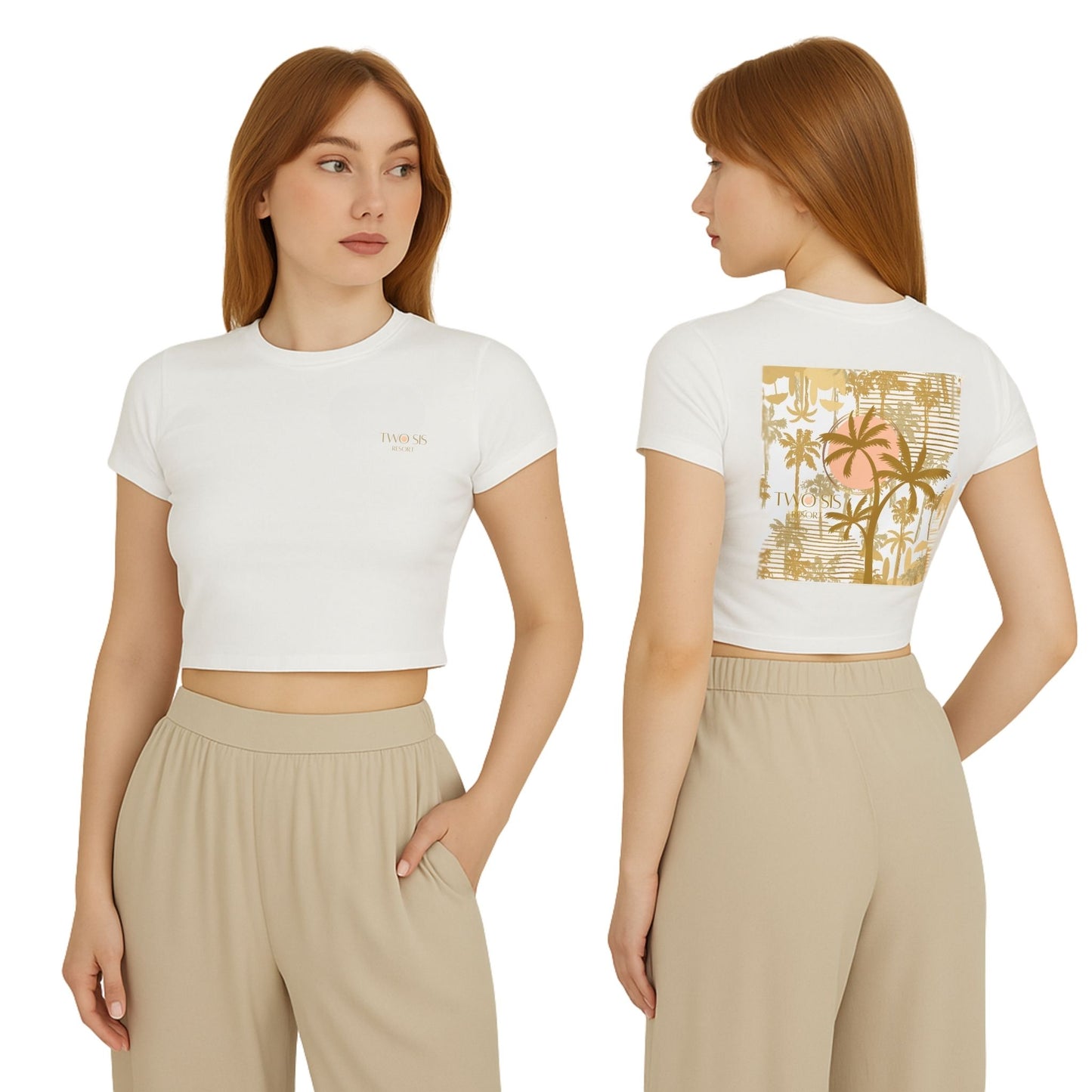 Golden Hour Top – Where Palms Meet Dreams