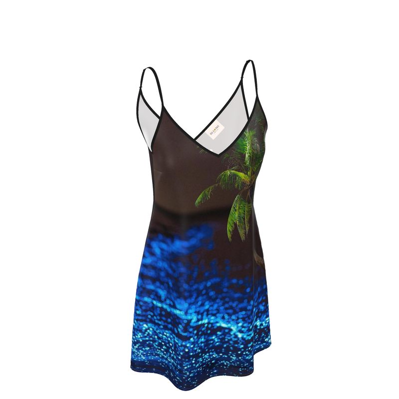 Dream Beach Slip Dress – 100% Silk