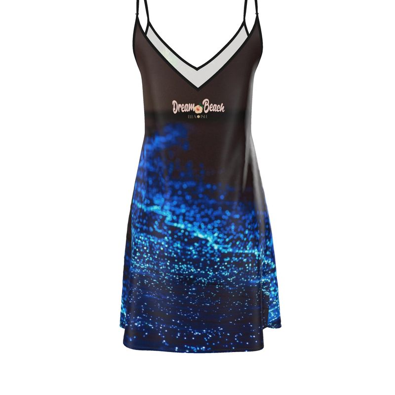 Dream Beach Slip Dress – 100% Silk