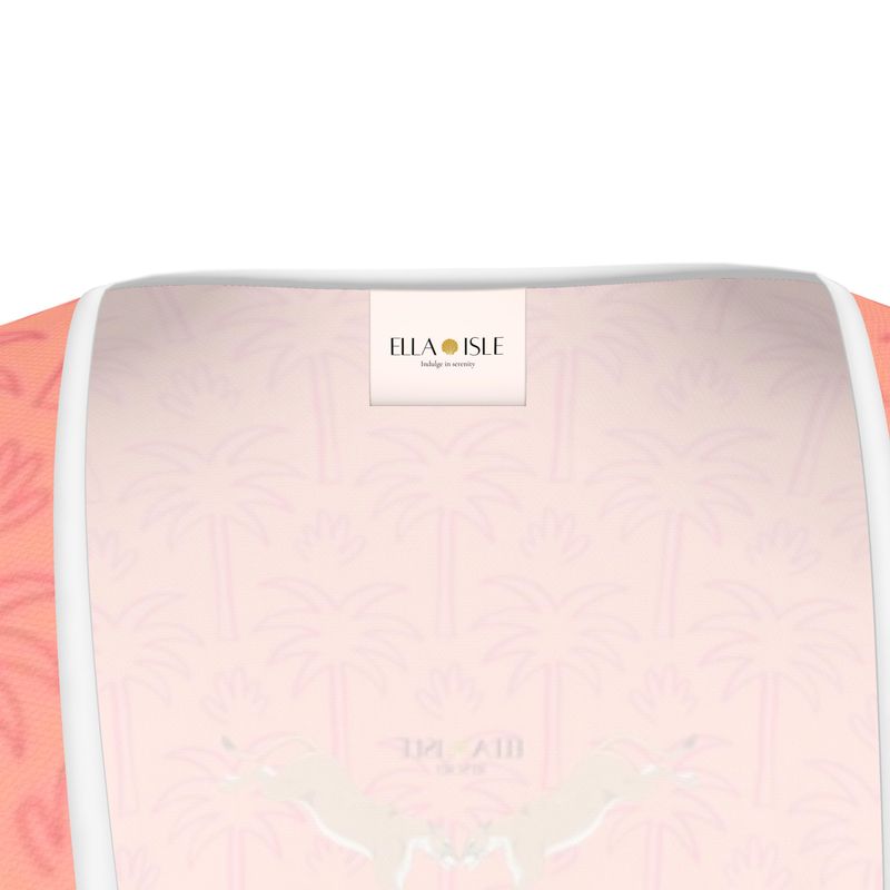 The Palm Whisper Silk Wrap Dress