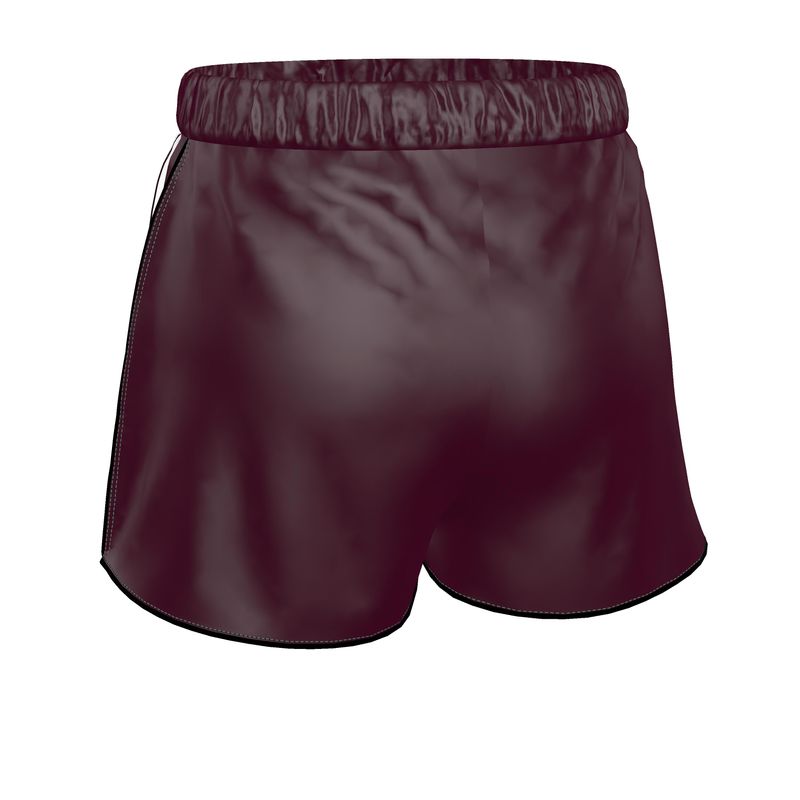Silk Pyjama Shorts - Delicious Plum