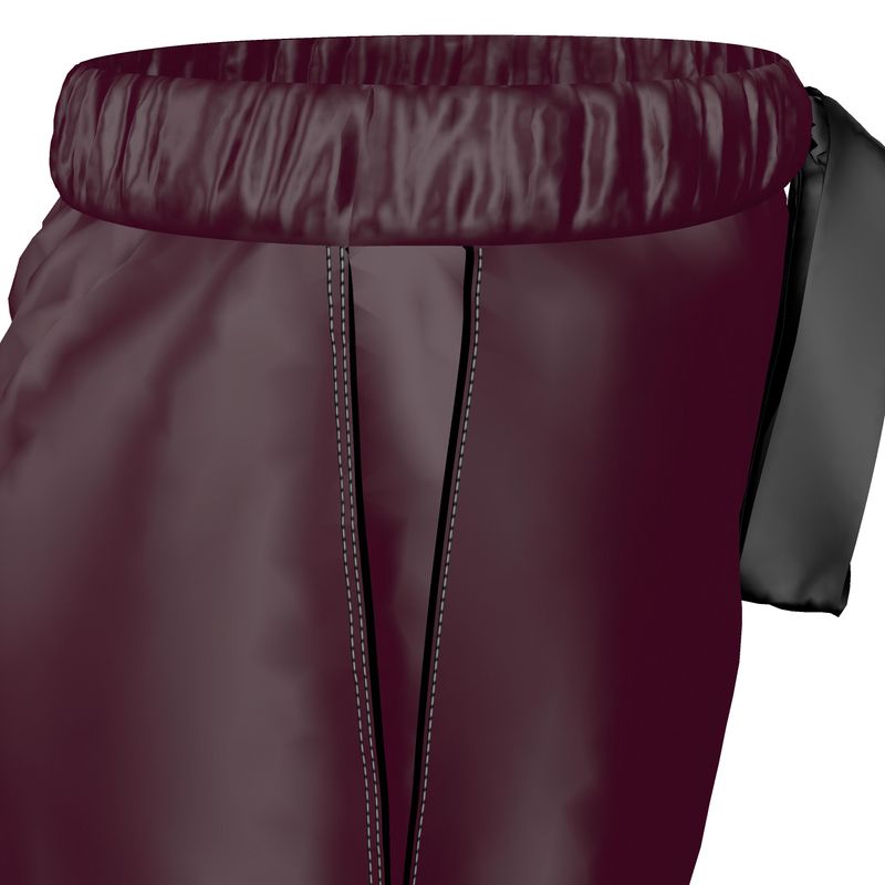 Silk Pyjama Shorts - Delicious Plum