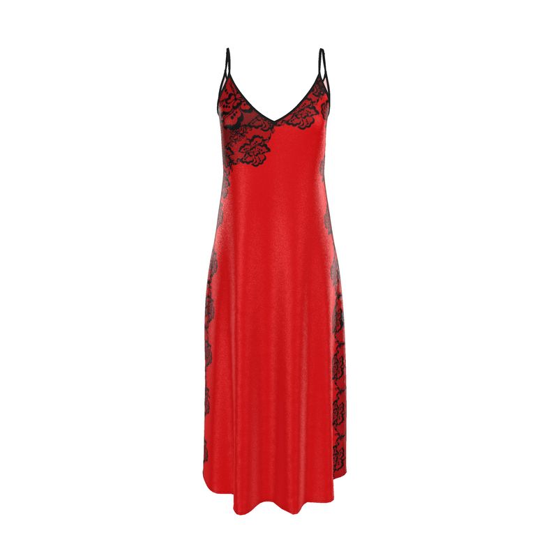 Maxi Silk Slip Dress - L’Amour Rouge