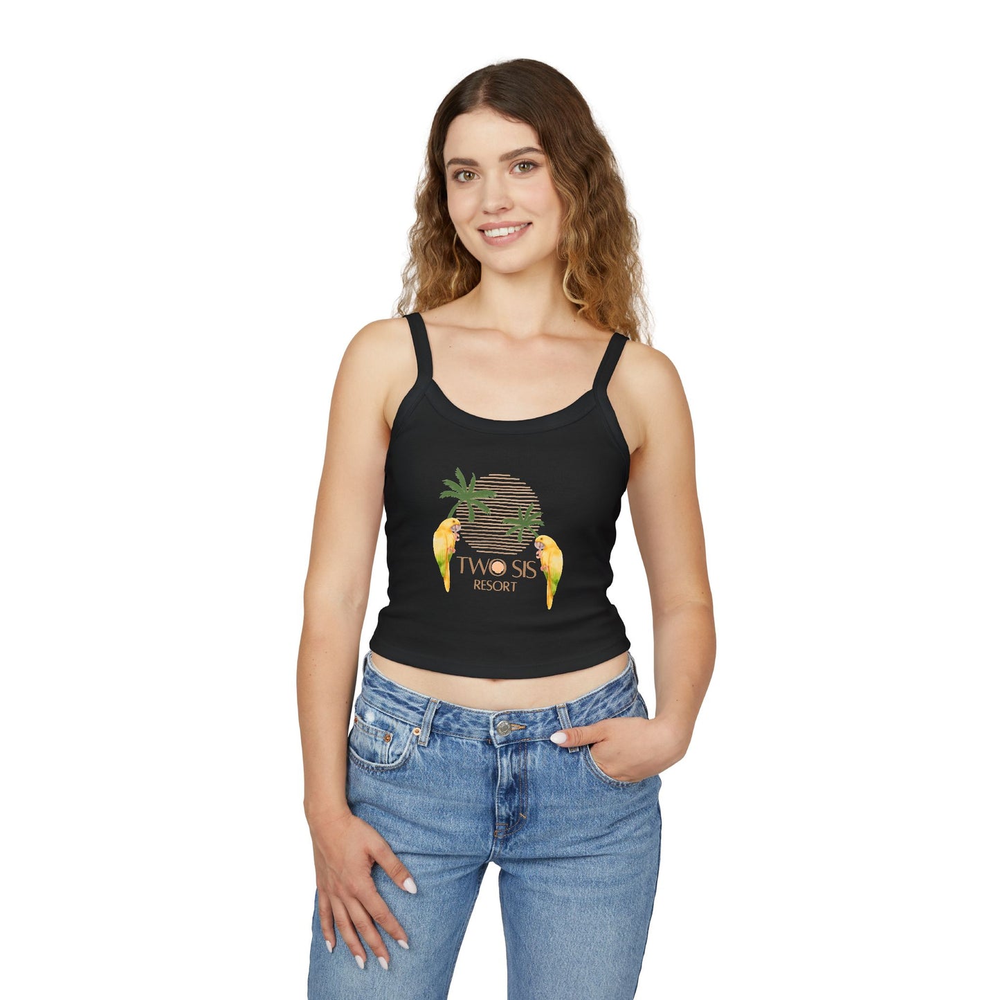 TWO SIS Resort Tank — Parrot Sunset Edition