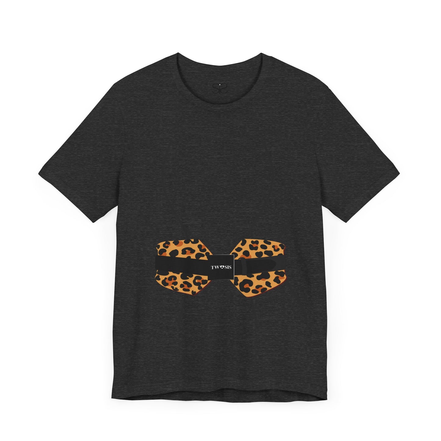 TwoSiS Leopard-print Belt-style Corset T-Shirt