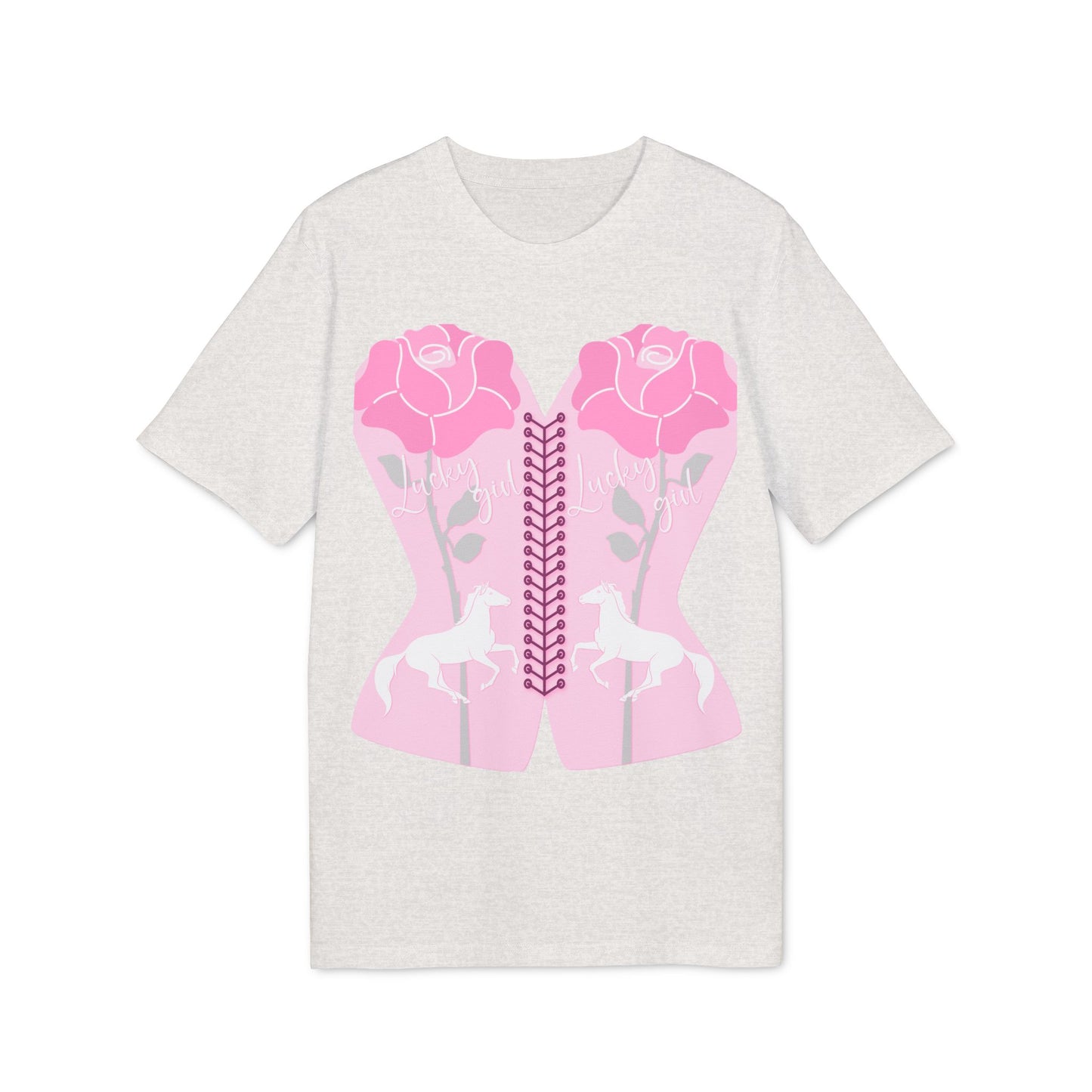 “Lucky Girl” Blooming Roses T-Shirt by TwoSiS