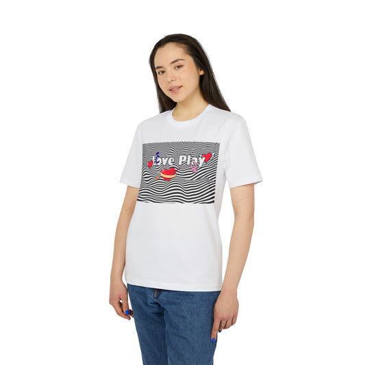 “Love Play” T-Shirt with Optional QR Code