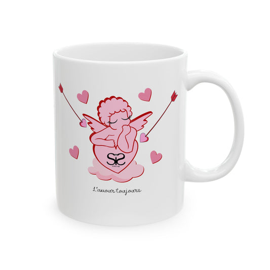 “L’Amour Toujours” Ceramic Mug by TwoSiS