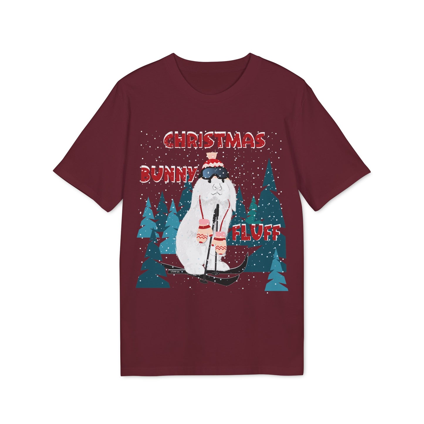 “Christmas Bunny Fluff” T-Shirt by TwoSiS