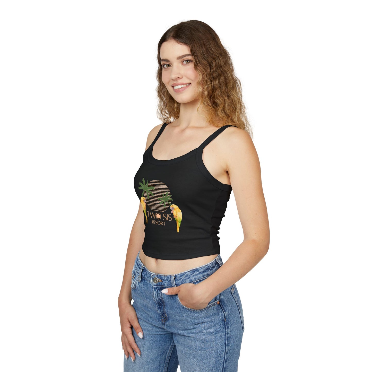TWO SIS Resort Tank — Parrot Sunset Edition