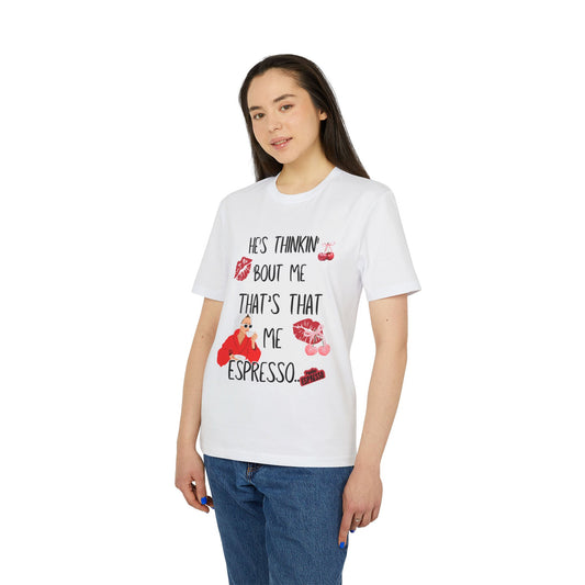 “Espresso” T-Shirt with Optional QR Code