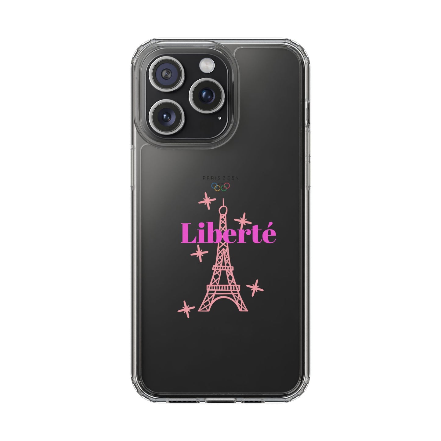 “LIBERTE” Clear Phone Case by TwoSiS