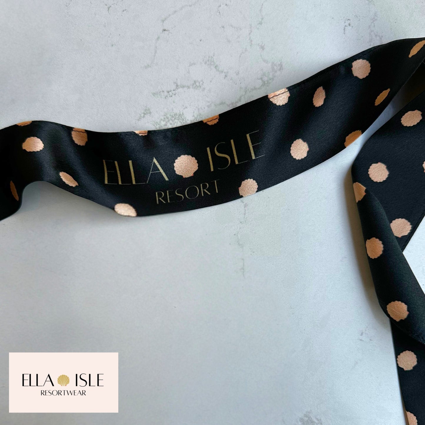 Eclat Tropical Silk Twilly Scarf